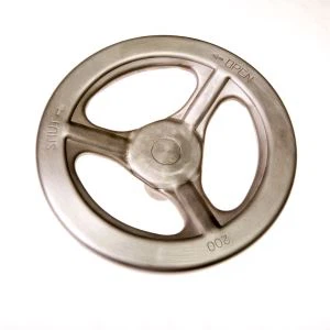 Rustfritt stål stempling hånd hjulet fabrikk