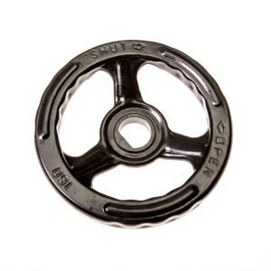 Rundt hull håndhjul i rustfritt stål